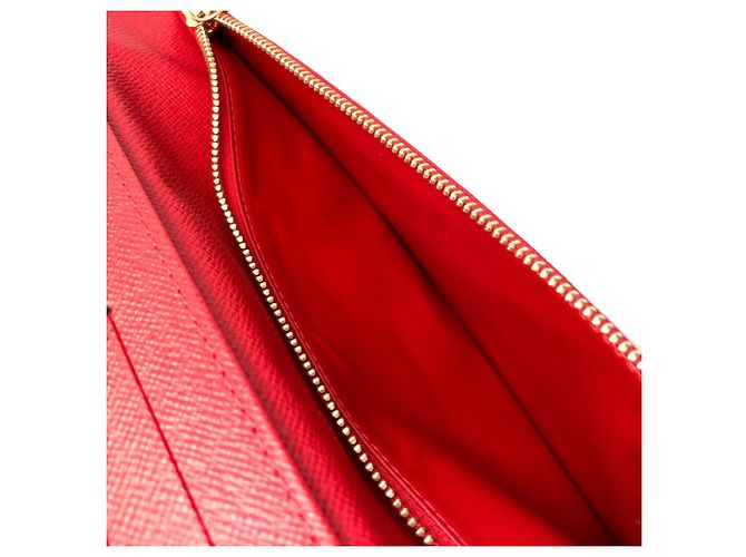 Portafoglio Lungo Insolite Monogram Louis Vuitton Rosso Monogramma - vista 5