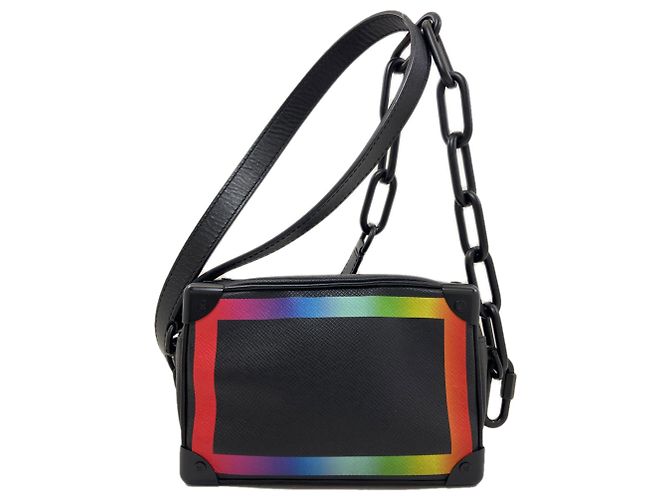 Bolso de Hombro Mini Soft Trunk Louis Vuitton Negro - vista 2