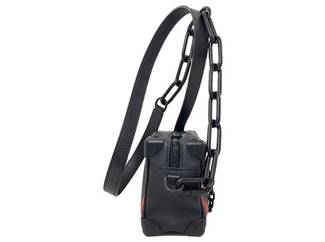 Bolso de Hombro Mini Soft Trunk Louis Vuitton Negro - vista 3