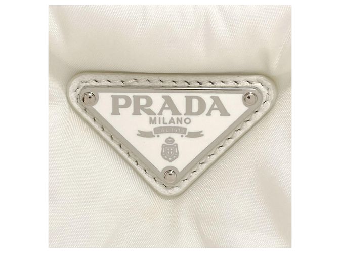 Bolso de nylon blanco Prada - vista 10