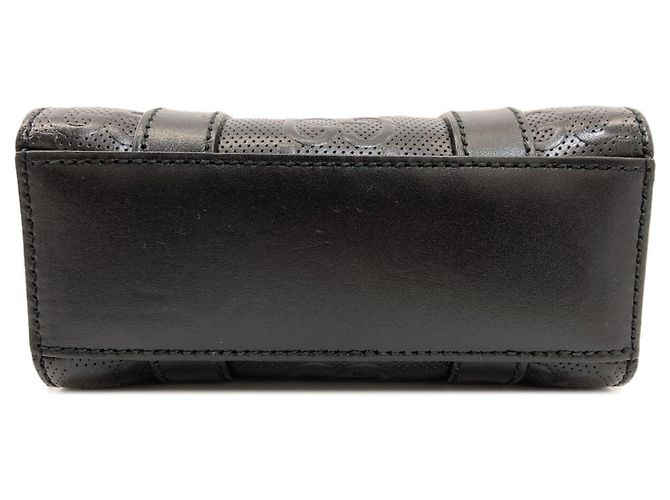 Gucci 696010 Mini Bolsa GG Embossada Preto - vista 4
