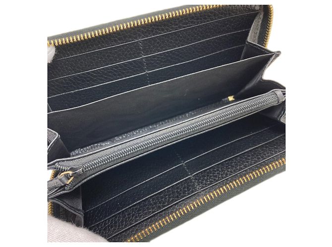 Cartera Larga Double G Gucci Negro - vista 4