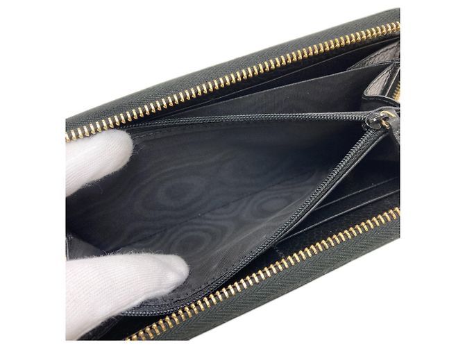 Cartera Larga Double G Gucci Negro - vista 5