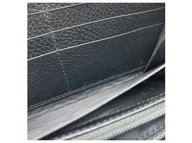 Cartera Larga Double G Gucci Negro - vista 8
