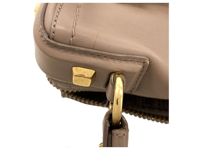 Borsa in pelle grigia Salvatore Ferragamo Marrone - vista 17