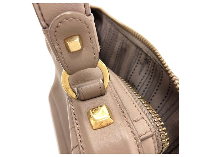Borsa in pelle grigia Salvatore Ferragamo Marrone - vista 20