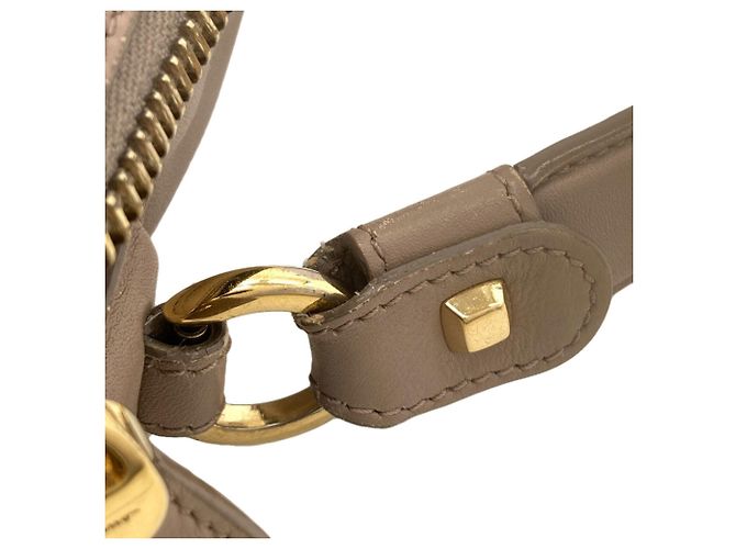 Borsa in pelle grigia Salvatore Ferragamo Marrone - vista 21