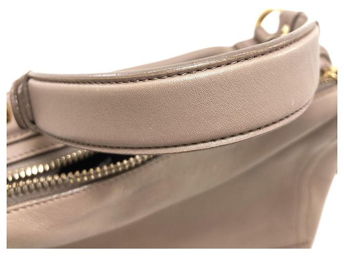 Borsa in pelle grigia Salvatore Ferragamo Marrone - vista 23