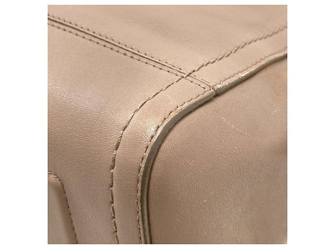 Borsa in pelle grigia Salvatore Ferragamo Marrone - vista 24