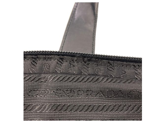 Borsa in nylon nera Prada Nero - vista 11