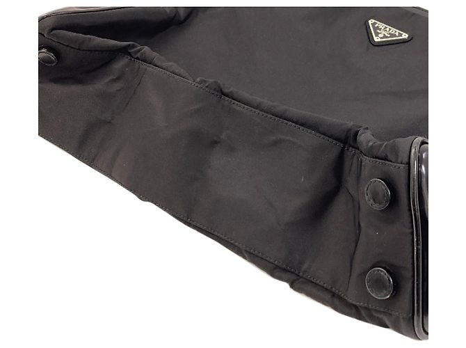 Borsa in nylon nera Prada Nero - vista 19