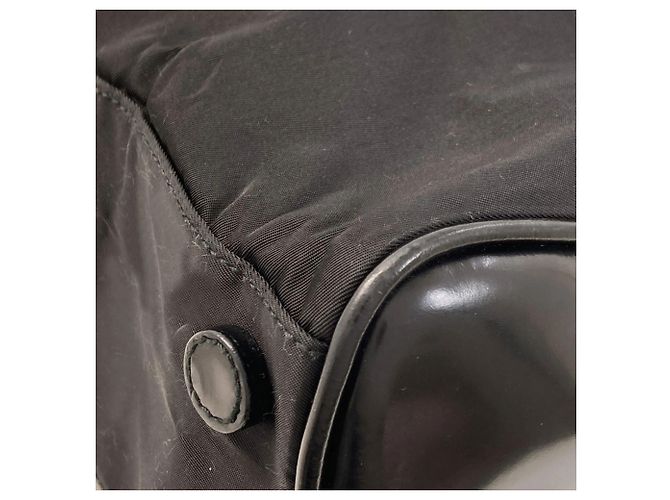 Borsa in nylon nera Prada Nero - vista 24