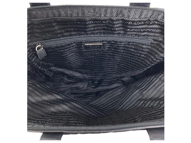 Borsa in nylon nera Prada Nero - vista 5