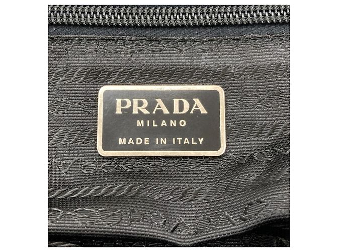 Borsa in nylon nera Prada Nero - vista 6