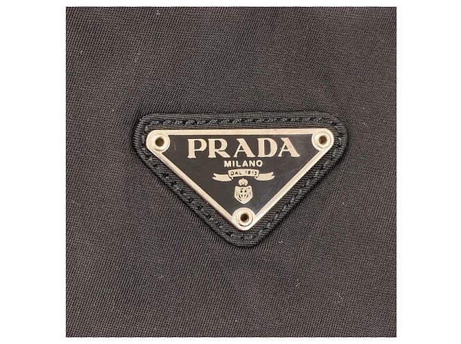 Borsa in nylon nera Prada Nero - vista 8