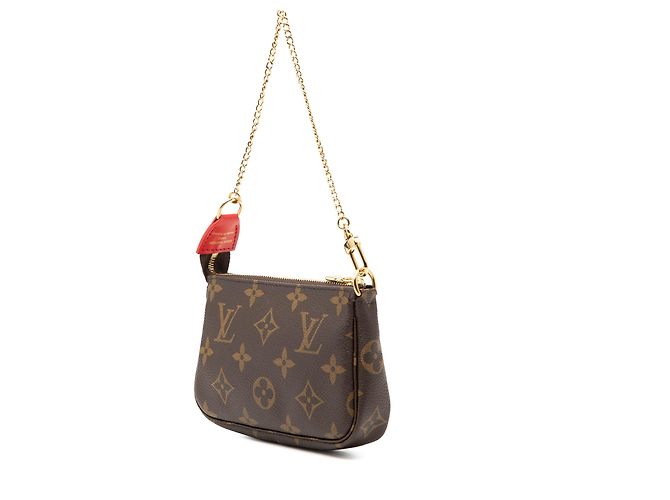 Mini Pochette Accessoires Vivienne Natale Monogramma Marrone Louis Vuitton - vista 2