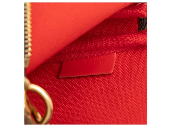 Mini Pochette Accessoires Vivienne Natale Monogramma Marrone Louis Vuitton - vista 6