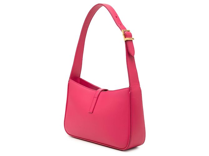 Saint Laurent Rosa Pelle di Vitello Liscia Le 5 a 7 - vista 2