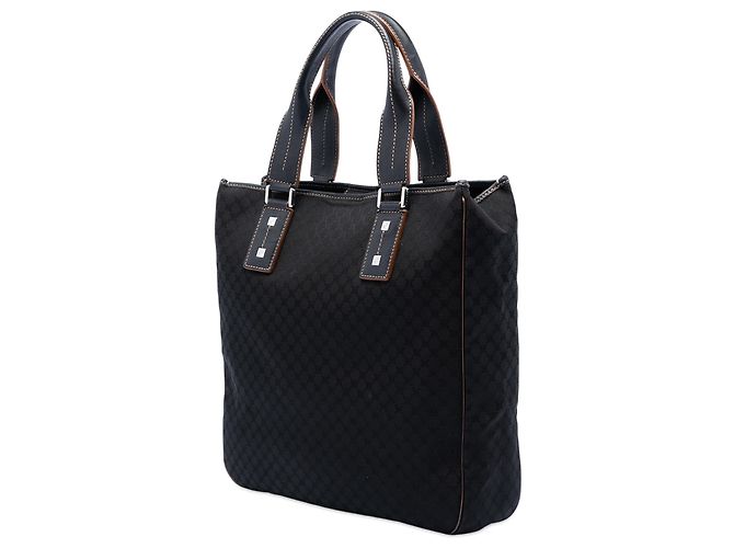 16 Céline Schwarze Macadam-Canvas-Tasche von Celine - Ansicht 2