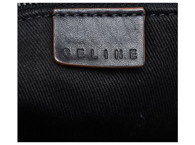 16 Céline Schwarze Macadam-Canvas-Tasche von Celine - Ansicht 5