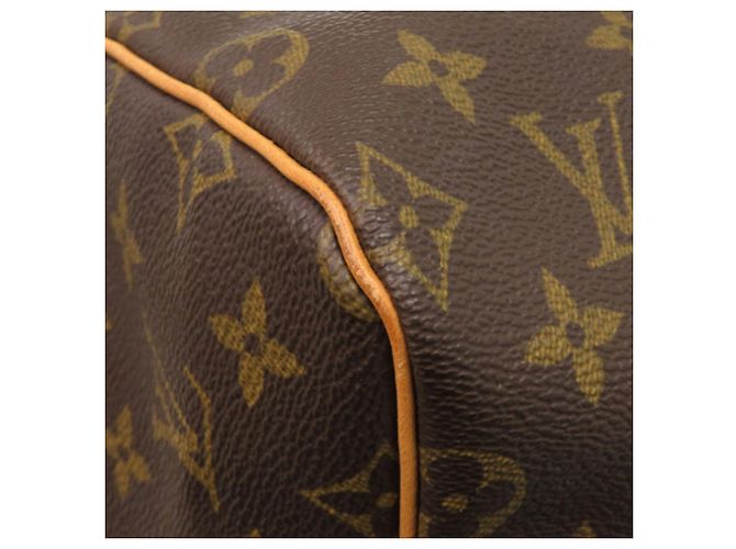 Louis Vuitton Keepall Bandoulière 55 Monogram Marrone - vista 10