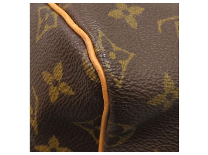 Louis Vuitton Keepall Bandoulière 55 Monogram Marrone - vista 12