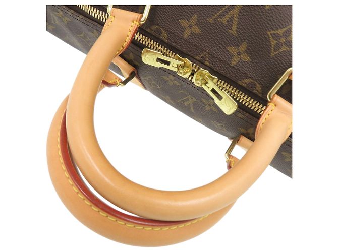 Louis Vuitton Keepall Bandoulière 55 Monogram Marrone - vista 17
