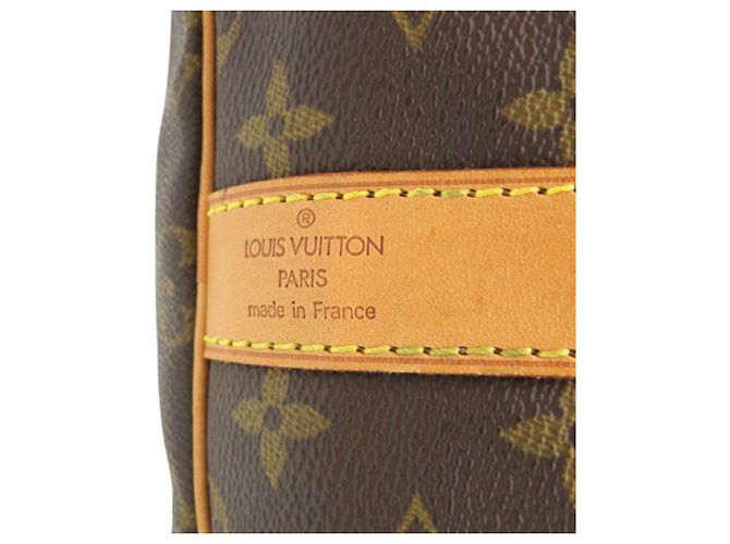 Louis Vuitton Keepall Bandoulière 55 Monogram Marrone - vista 6