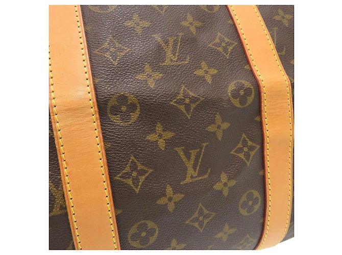 Louis Vuitton Keepall Bandoulière 55 Monogram Marrone - vista 7