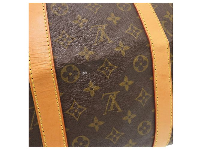 Louis Vuitton Keepall Bandoulière 55 Monogram Marrone - vista 8