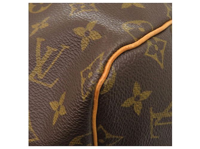 Louis Vuitton Keepall Bandoulière 55 Monogram Marrone - vista 9
