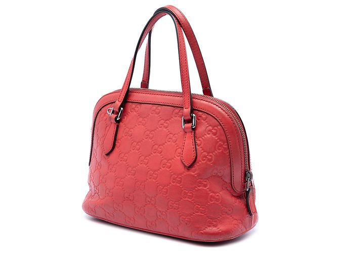 Borsa a mano mini Guccissima rossa di Gucci Rosso - vista 2