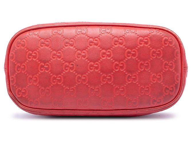 Borsa a mano mini Guccissima rossa di Gucci Rosso - vista 3