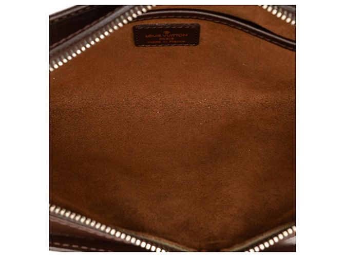 Pochette Saint Louis Damier Ebene Marrone Louis Vuitton - vista 4