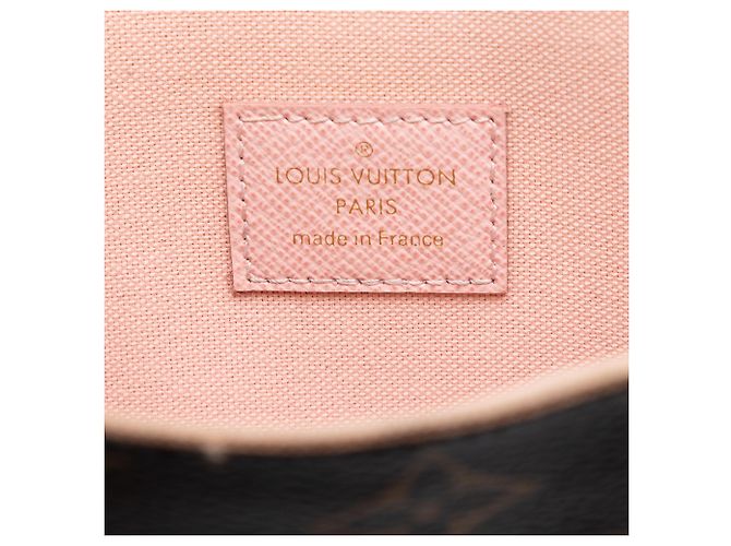 Pochette Felicie Valentine Monogramma Marrone Louis Vuitton - vista 5