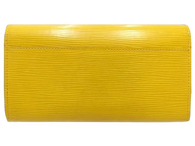 Cartera Larga Sarah Epi Amarilla Louis Vuitton Amarillo - vista 2