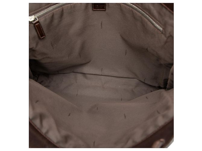 Fendi Braune Zucca Canvas Tote - Ansicht 4