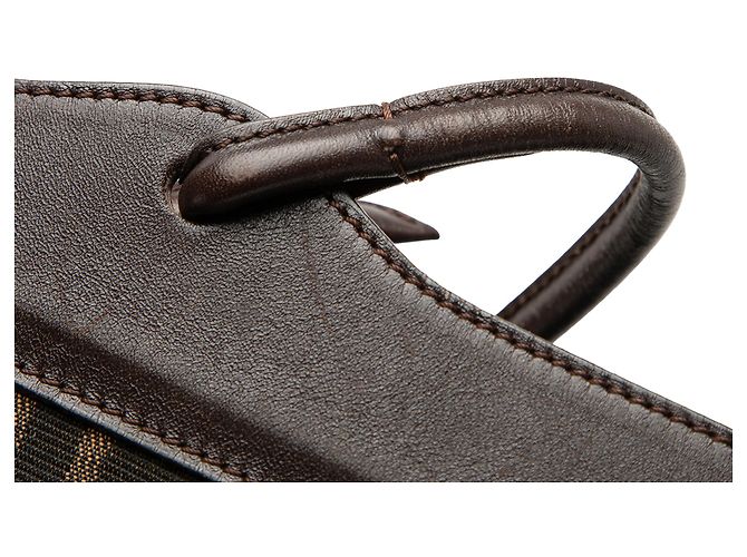 Fendi Braune Zucca Canvas Tote - Ansicht 7