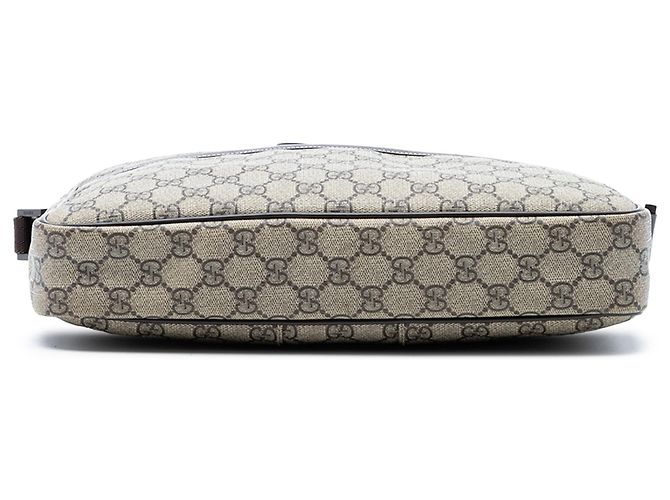 Gucci Beige GG Supreme Crossbody Interlocking G - vista 3