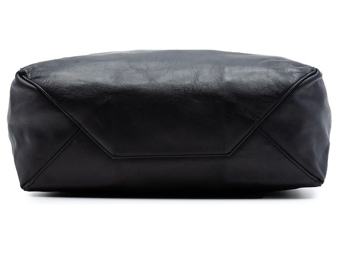 Céline Borsa tote verticale bicolore in pelle bianca Celine - vista 3
