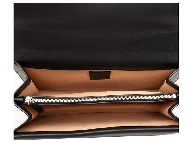 Borsa a spalla Dionysus in pelle di vitello nera media con borchie Gucci Nero - vista 4