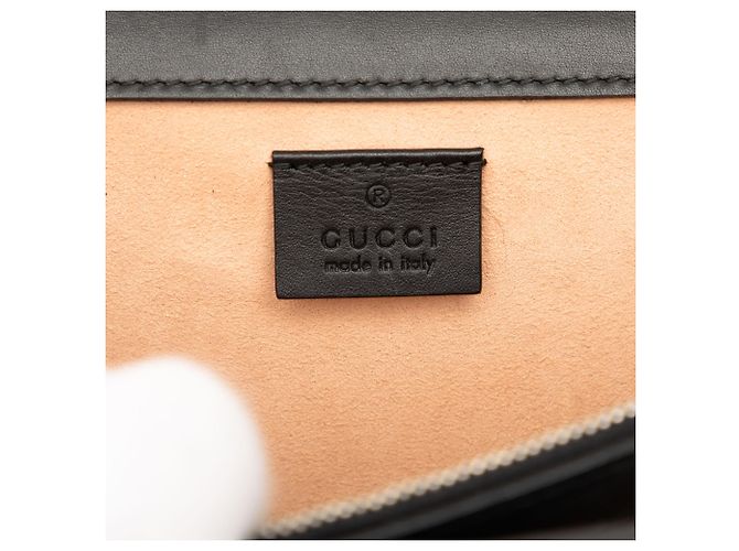 Borsa a spalla Dionysus in pelle di vitello nera media con borchie Gucci Nero - vista 5