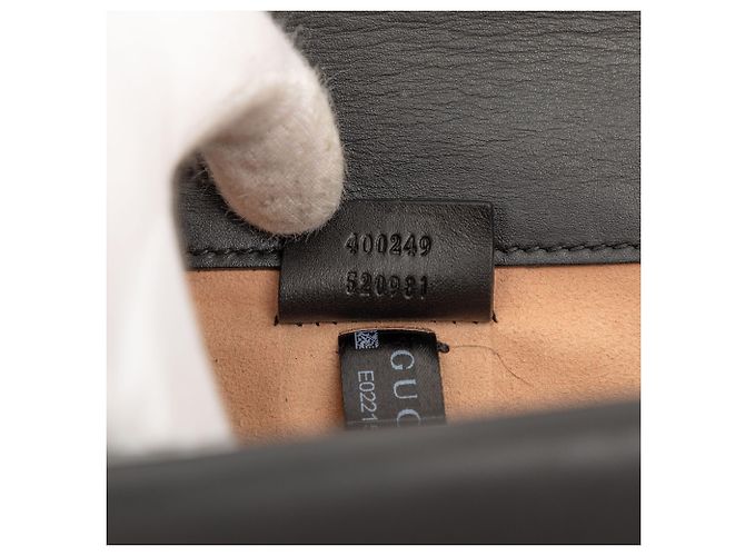 Borsa a spalla Dionysus in pelle di vitello nera media con borchie Gucci Nero - vista 6