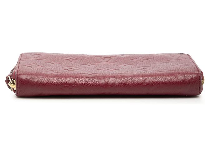 Cartera Larga Zippy Monogram Empreinte Roja Louis Vuitton Burdeos - vista 3