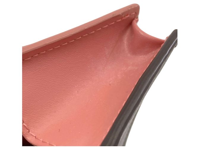 Cartera de cuero bi-fold Vara Ribbon de Salvatore Ferragamo Castaño Rosa - vista 10