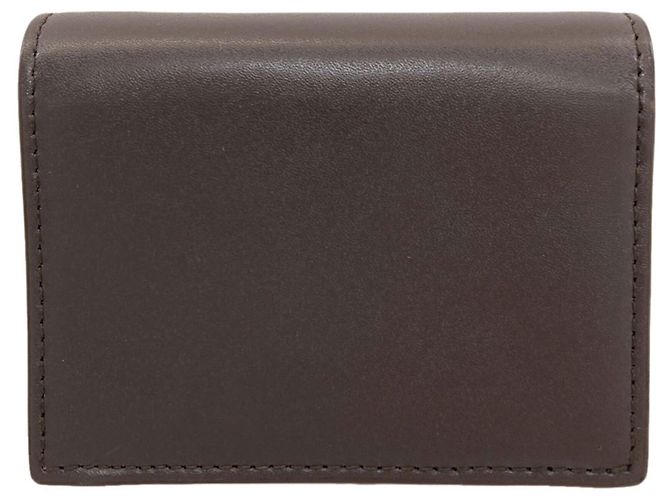 Cartera de cuero bi-fold Vara Ribbon de Salvatore Ferragamo Castaño Rosa - vista 2