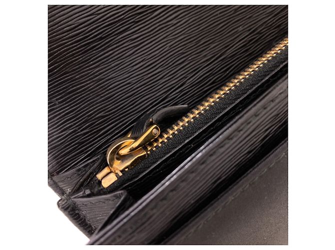 Prada Triangle Long Wallet Black - view 13