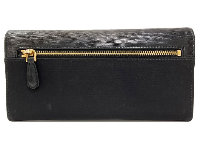 Prada Triangle Long Wallet Black - view 2