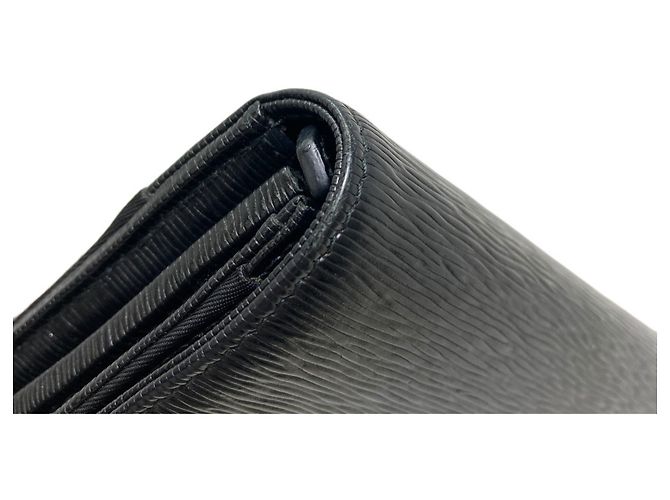 Prada Triangle Long Wallet Black - view 21