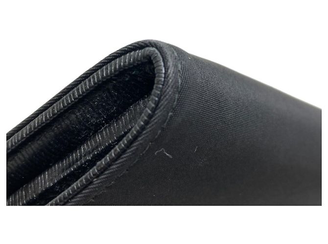 Prada Triangle Long Wallet Black - view 23